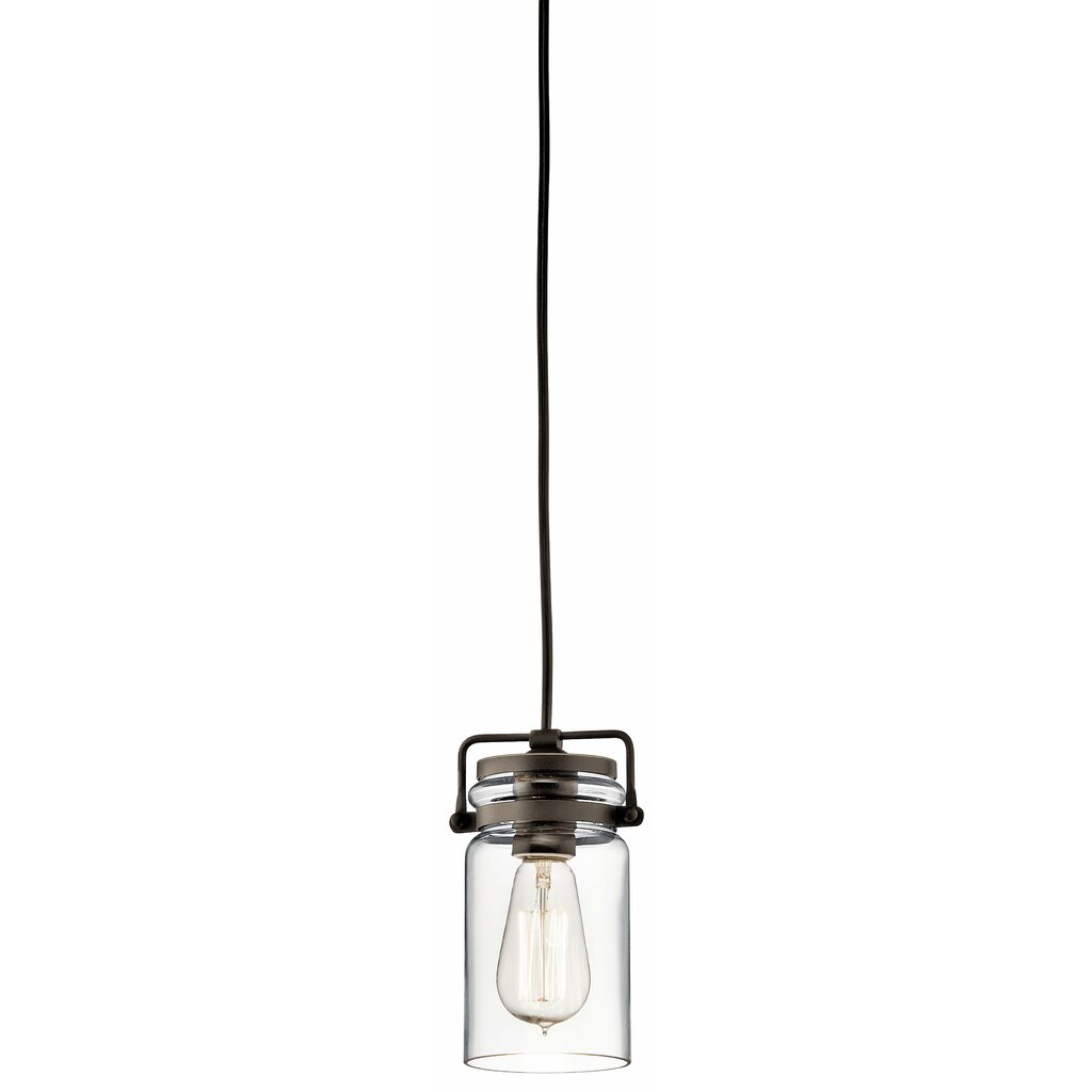 Kichler 42878OZ Fixture Brinley(TM) 7.75in. 1 light mini pendant