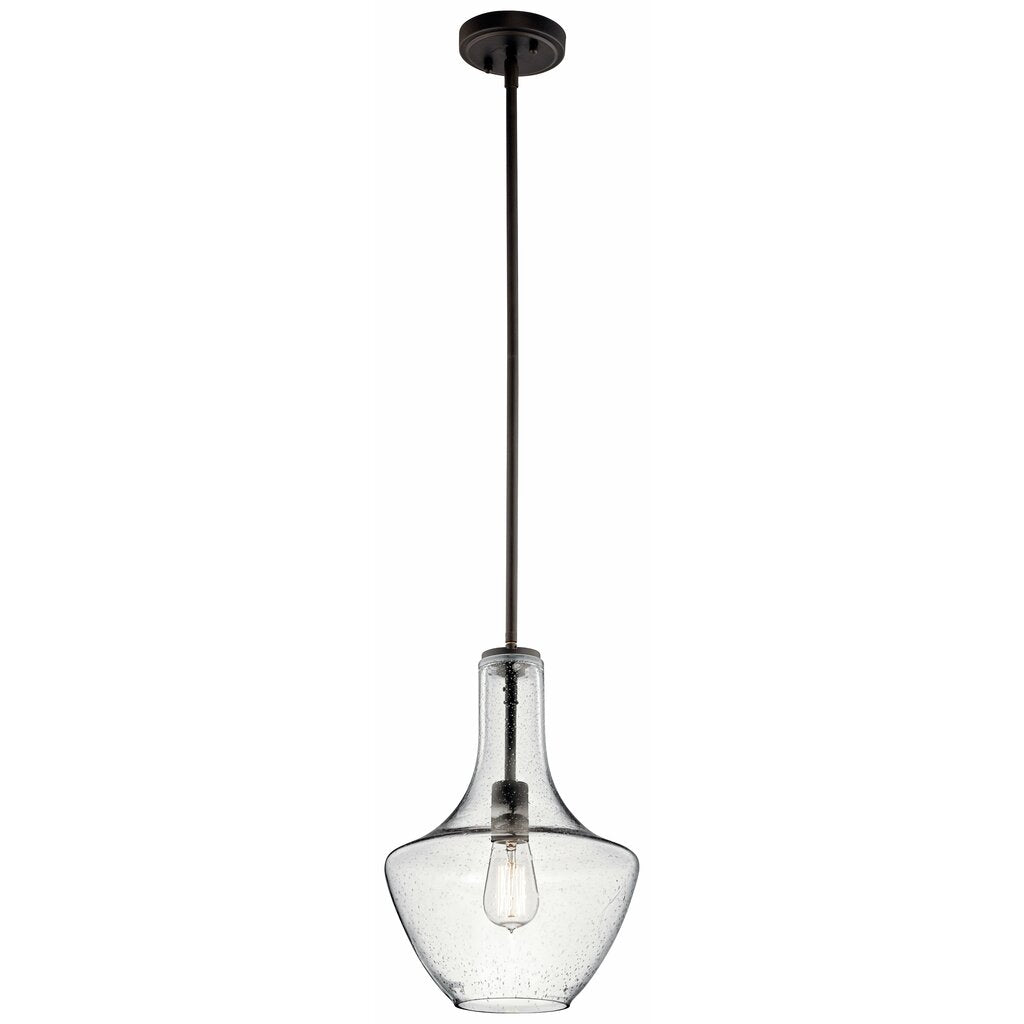 Kichler 42141OZCS Fixture The design of this 1 light pendant from
