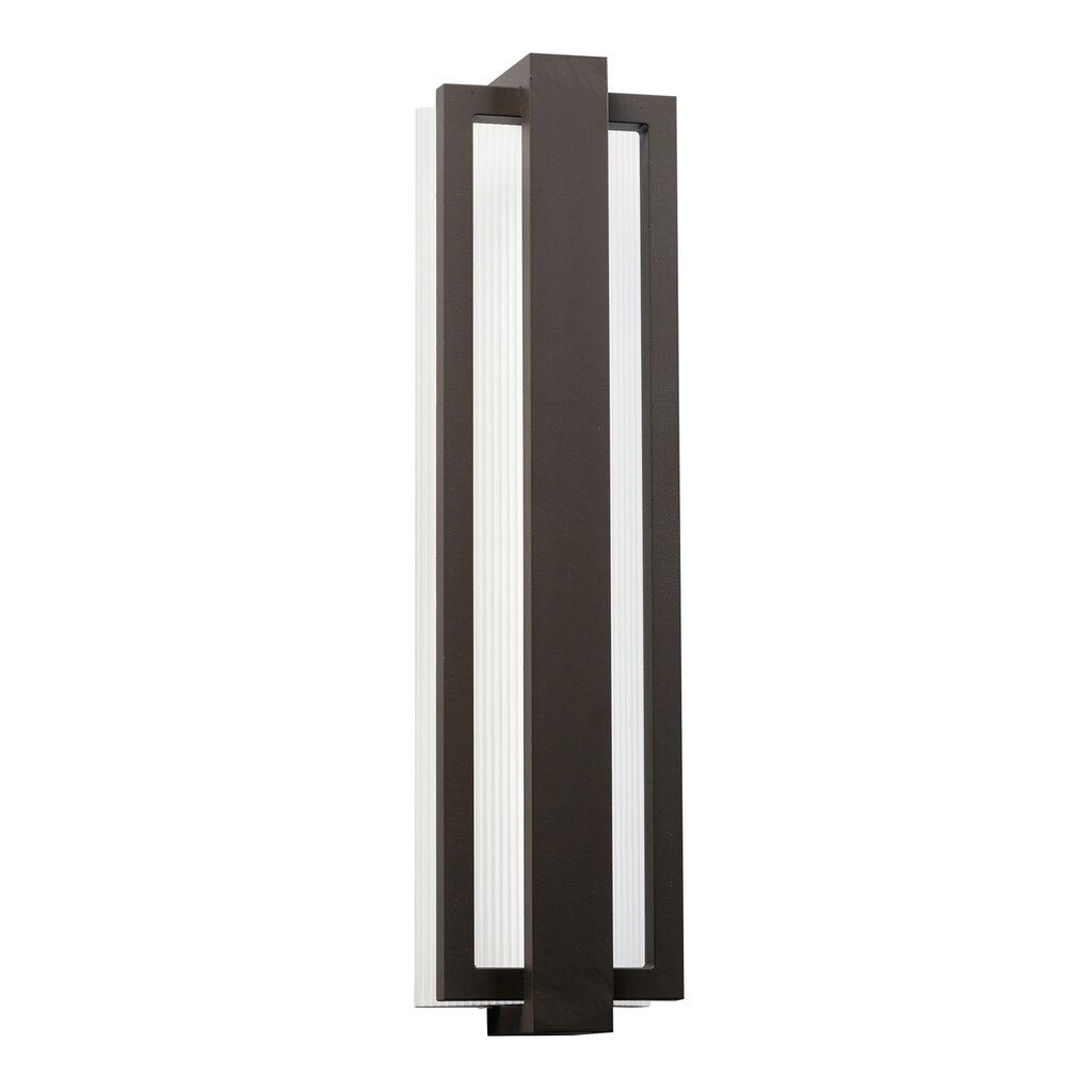 Kichler 49435AZ Fixture This vertical 1 light outdoor LED wall sconce