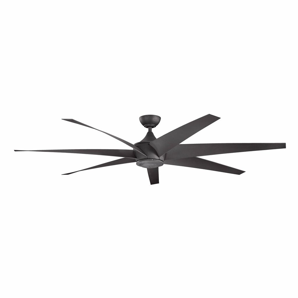 Kichler 310115DBK This modern 80in. Lehr ceiling fan brings you air