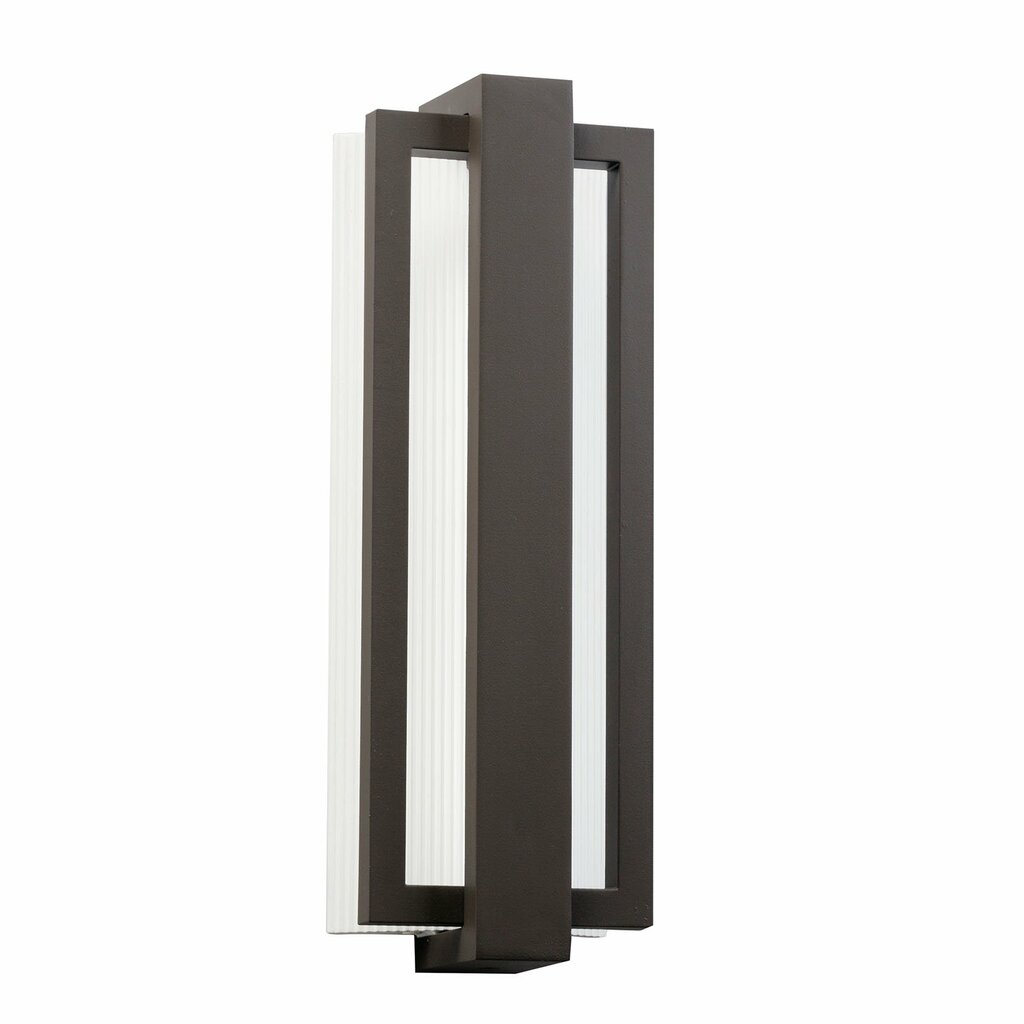 Kichler 49434AZ Fixture This vertical 1 light outdoor LED wall sconce
