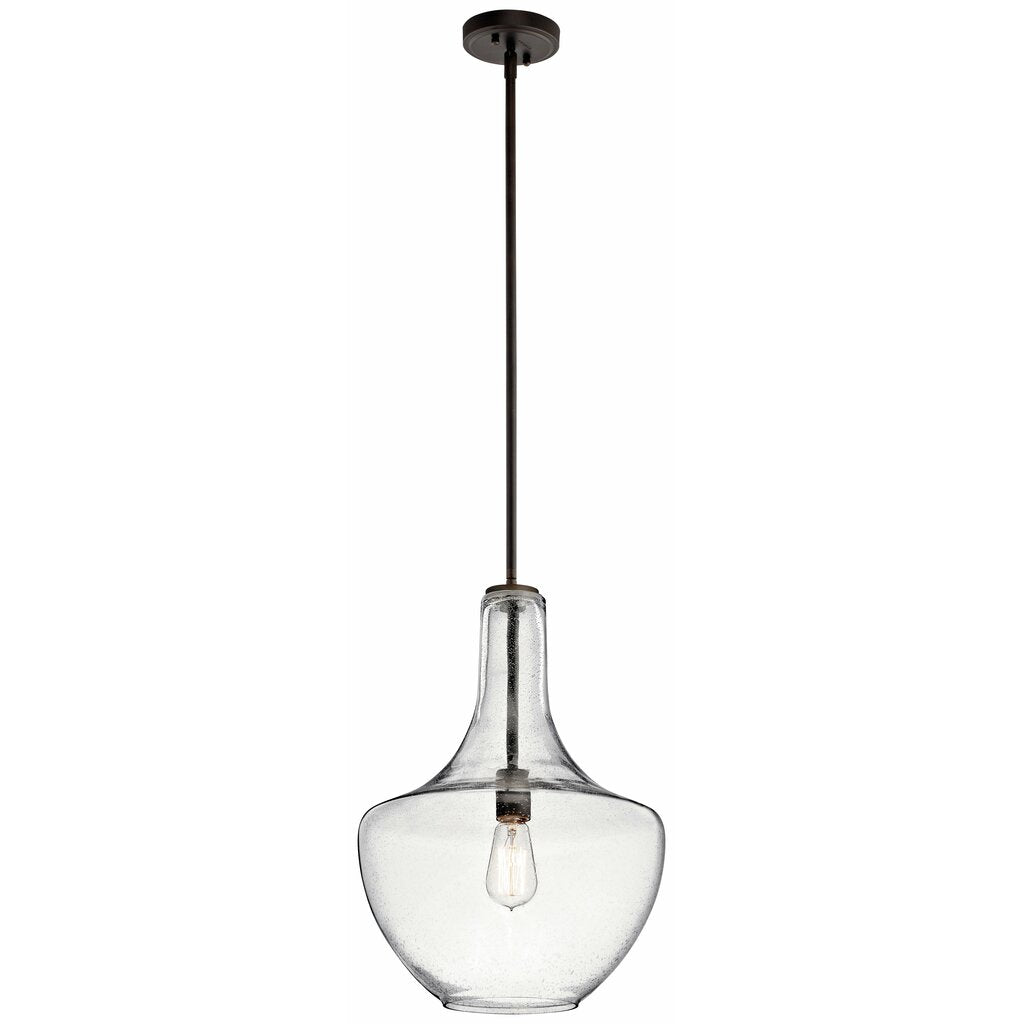 Kichler 42046OZCS Fixture The design of this 1 light pendant from