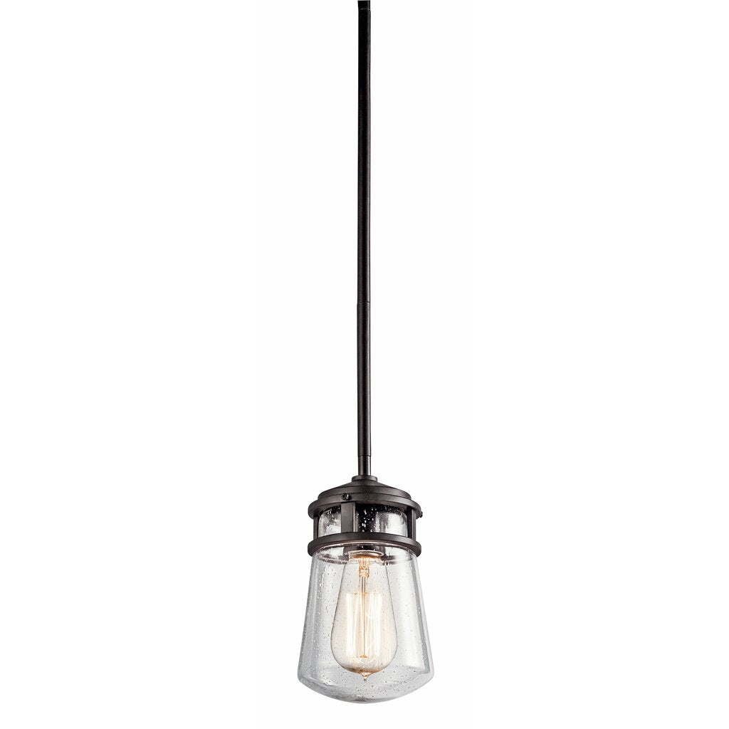 Kichler 49446AZ Fixture The Lyndon(TM) 9.5in. 1 light pendant features