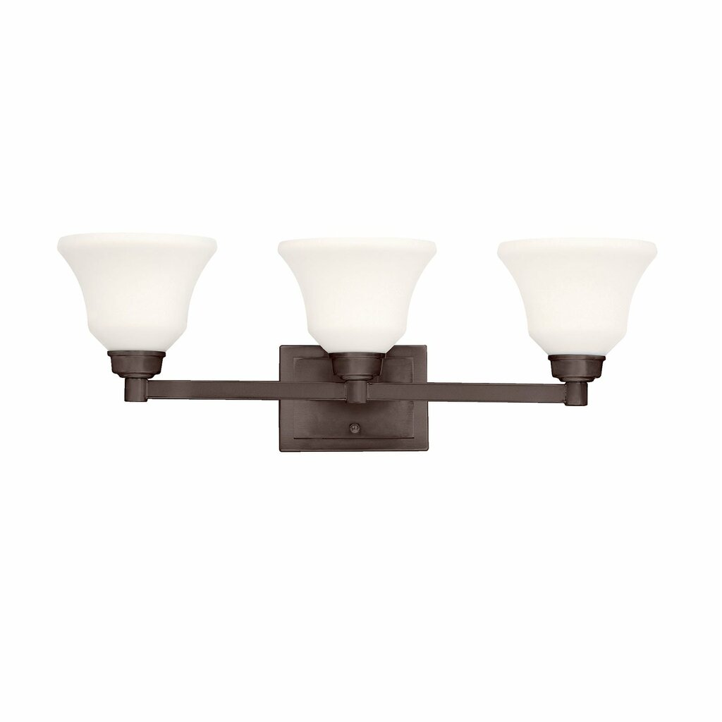 Kichler 5390OZ Fixture This classic 3 light wall fixture from the
