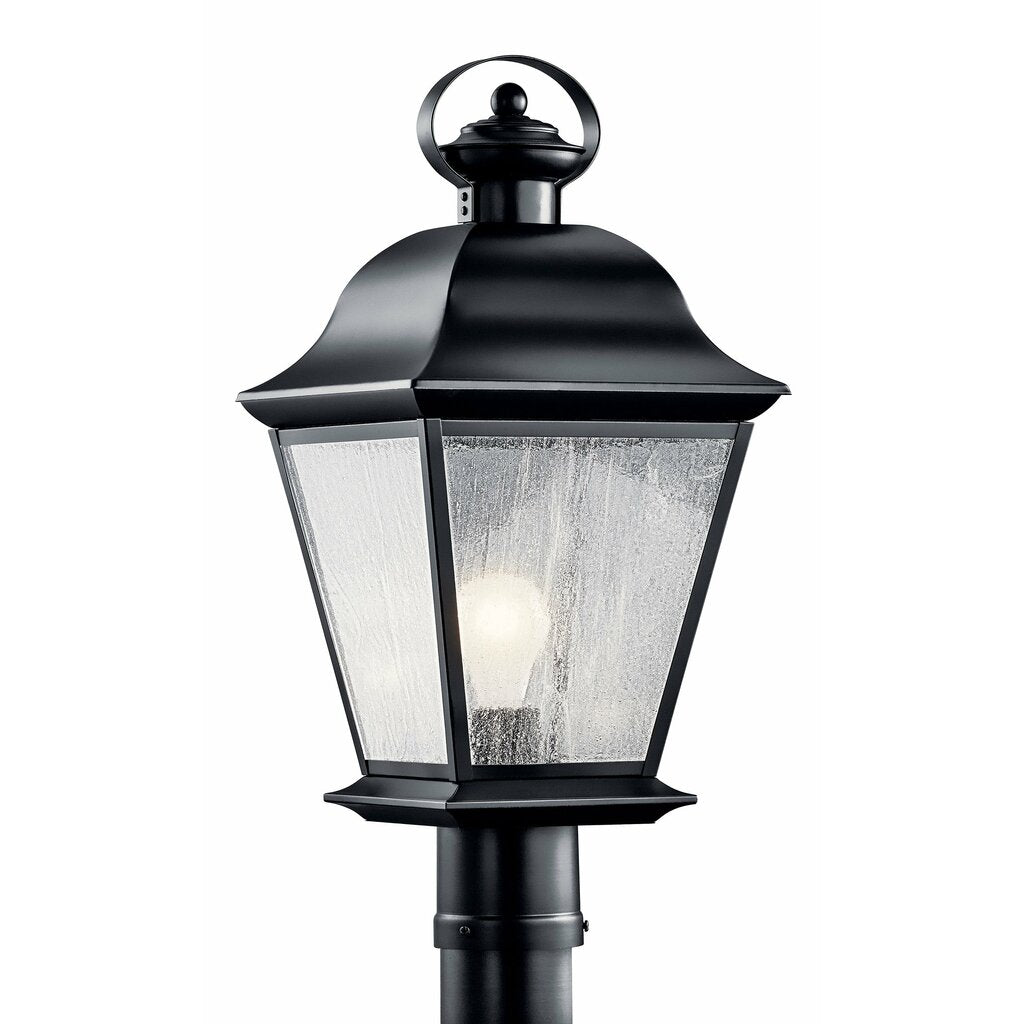 Kichler 9909BK Fixture The 15.25 inch 3 Light Flush Mount in Black
