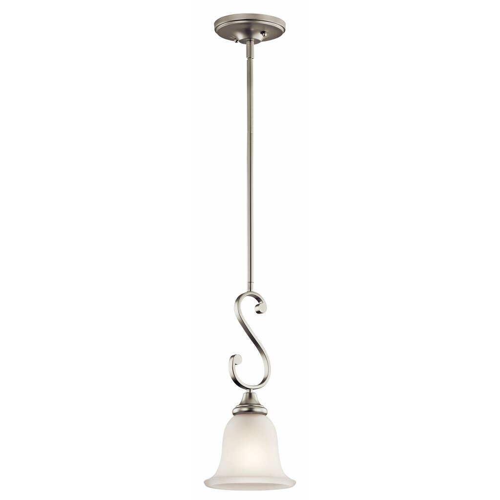 Kichler 43162NI Fixture This 1 light mini pendant from the Monroe(TM)