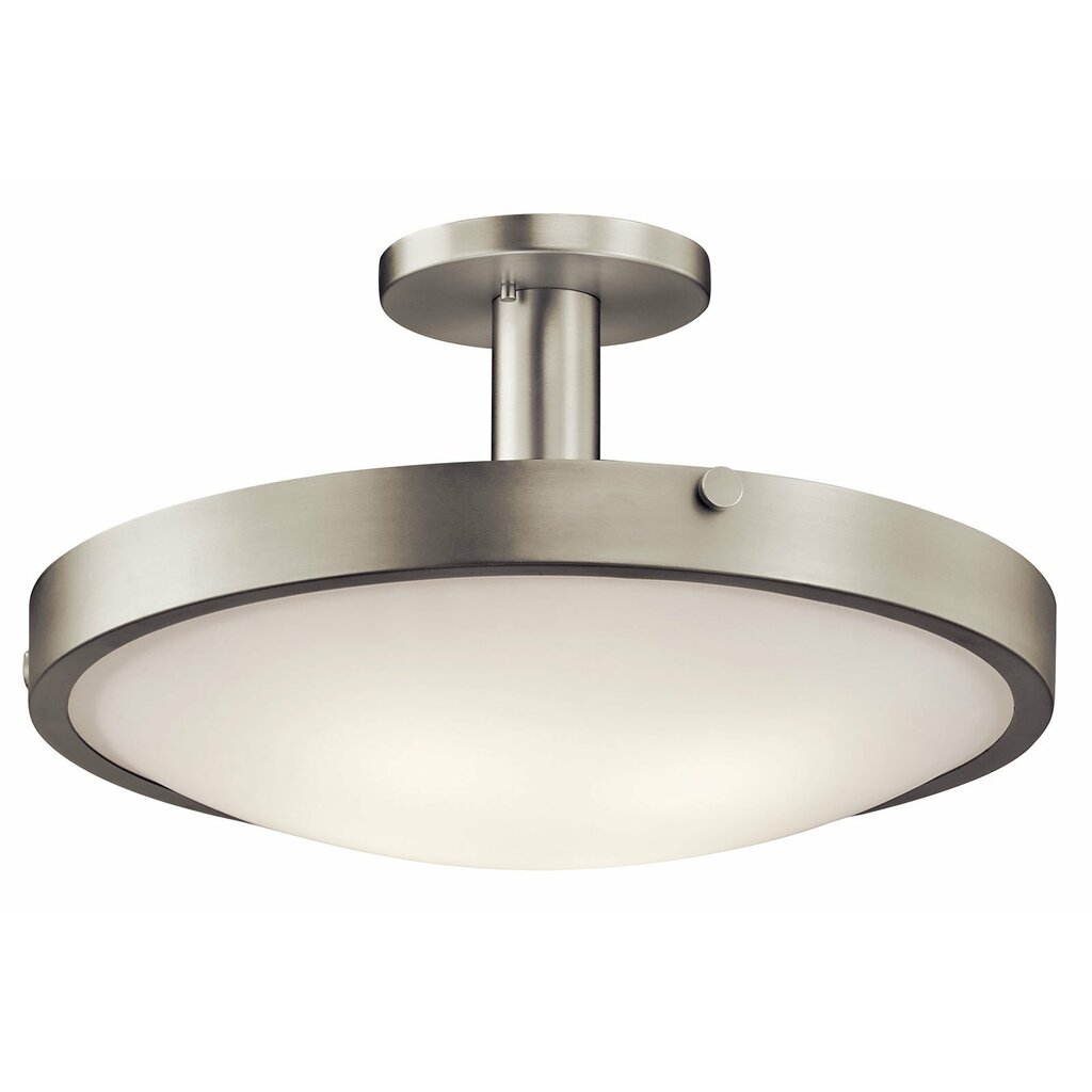 Kichler 42246NI Fixture This 4 light semi flush ceiling fixture is