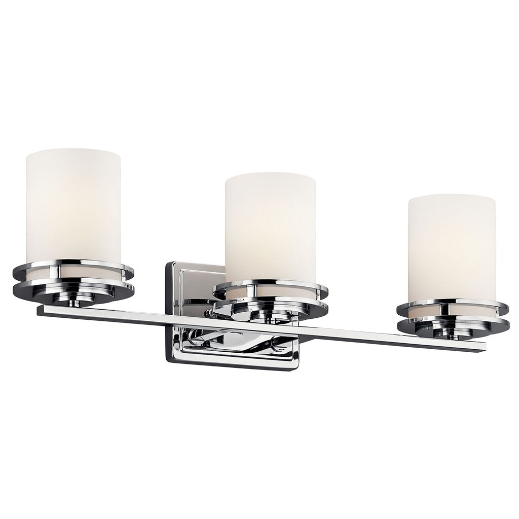 Kichler 5078CH Fixture The Hendrik(TM) 24in. 3 light vanity features a