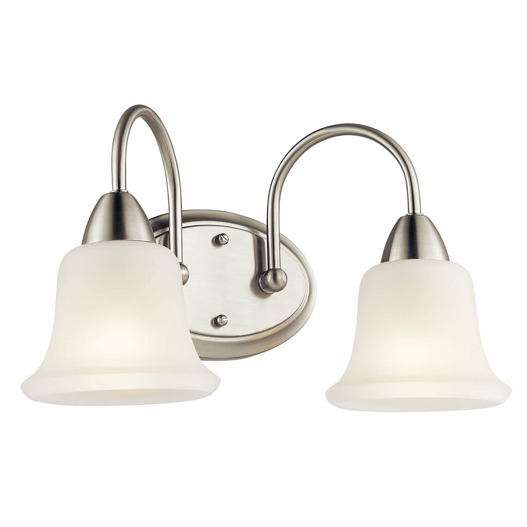 Kichler 45882NI Fixture This tasteful 2 light wall fixture from the