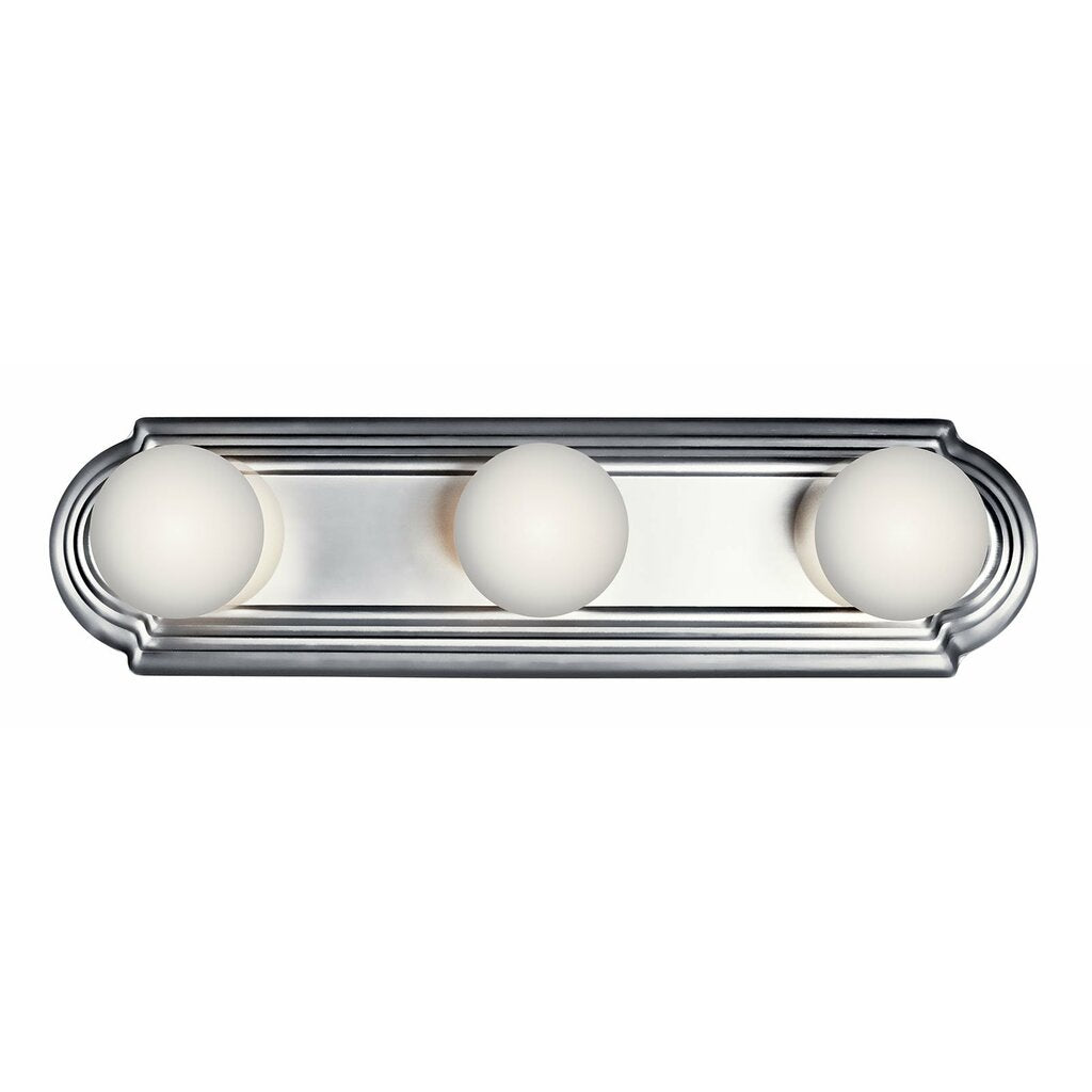 Kichler 5003CH Fixture Constructed from steel this traditional 3 light