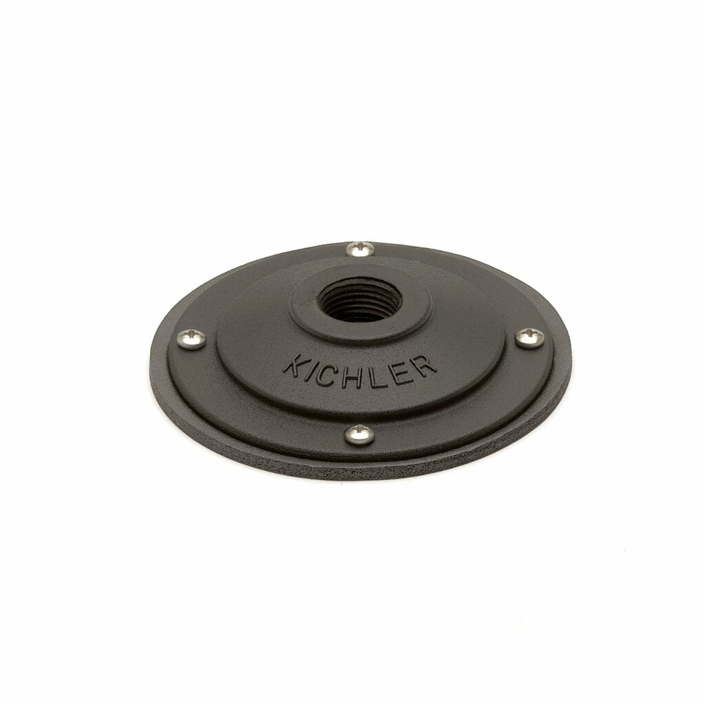 Kichler 15601BKT Surface mounting flange for 12V or 120V installations