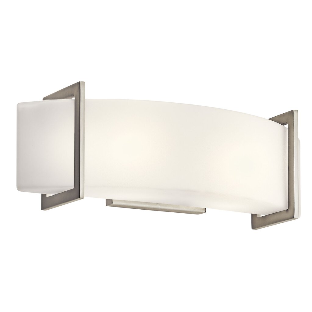 Kichler 45218NI Fixture This 2 light wall sconce from the Crescent