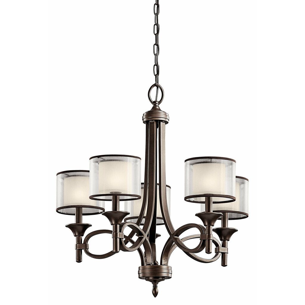 Kichler 42381MIZ Fixture This 5 light chandelier from the Lacey(TM)