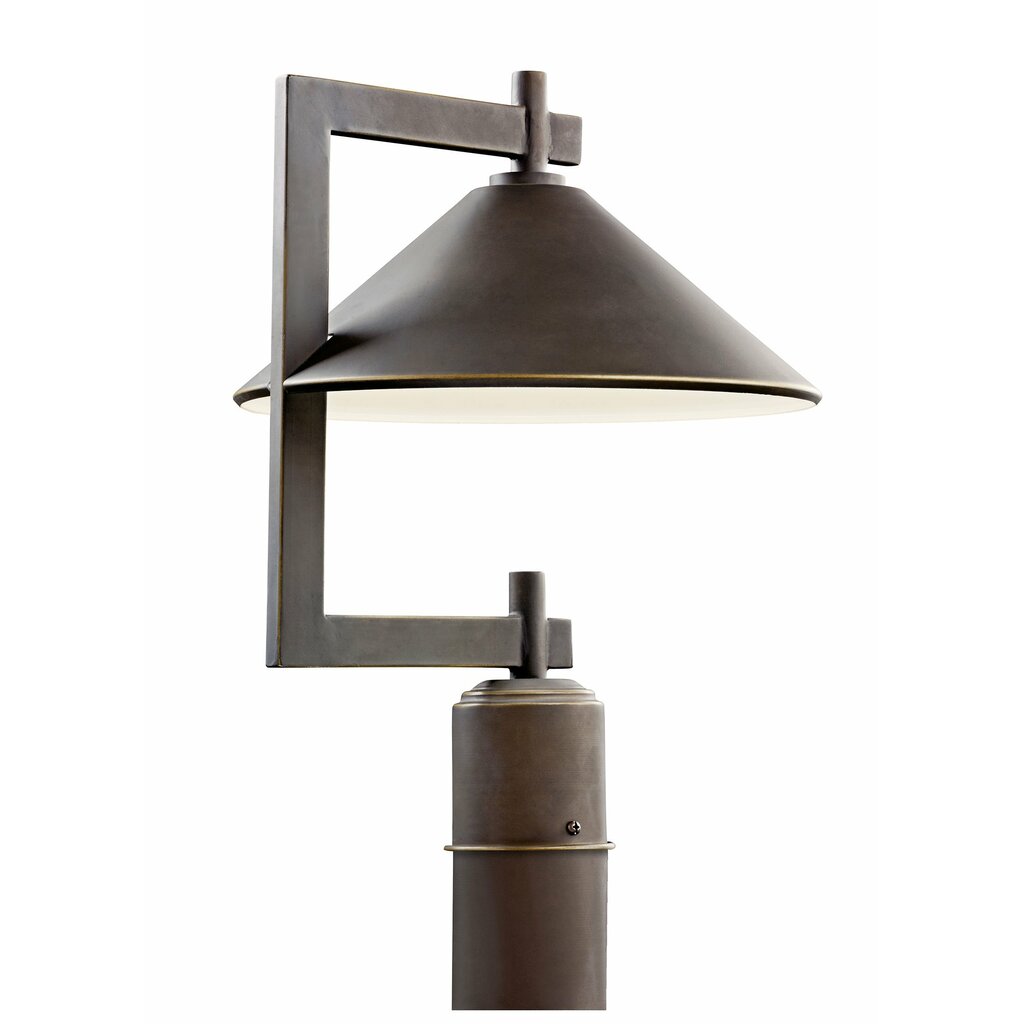 Kichler 49063OZ Fixture Bringing clean lines to a rustic look the
