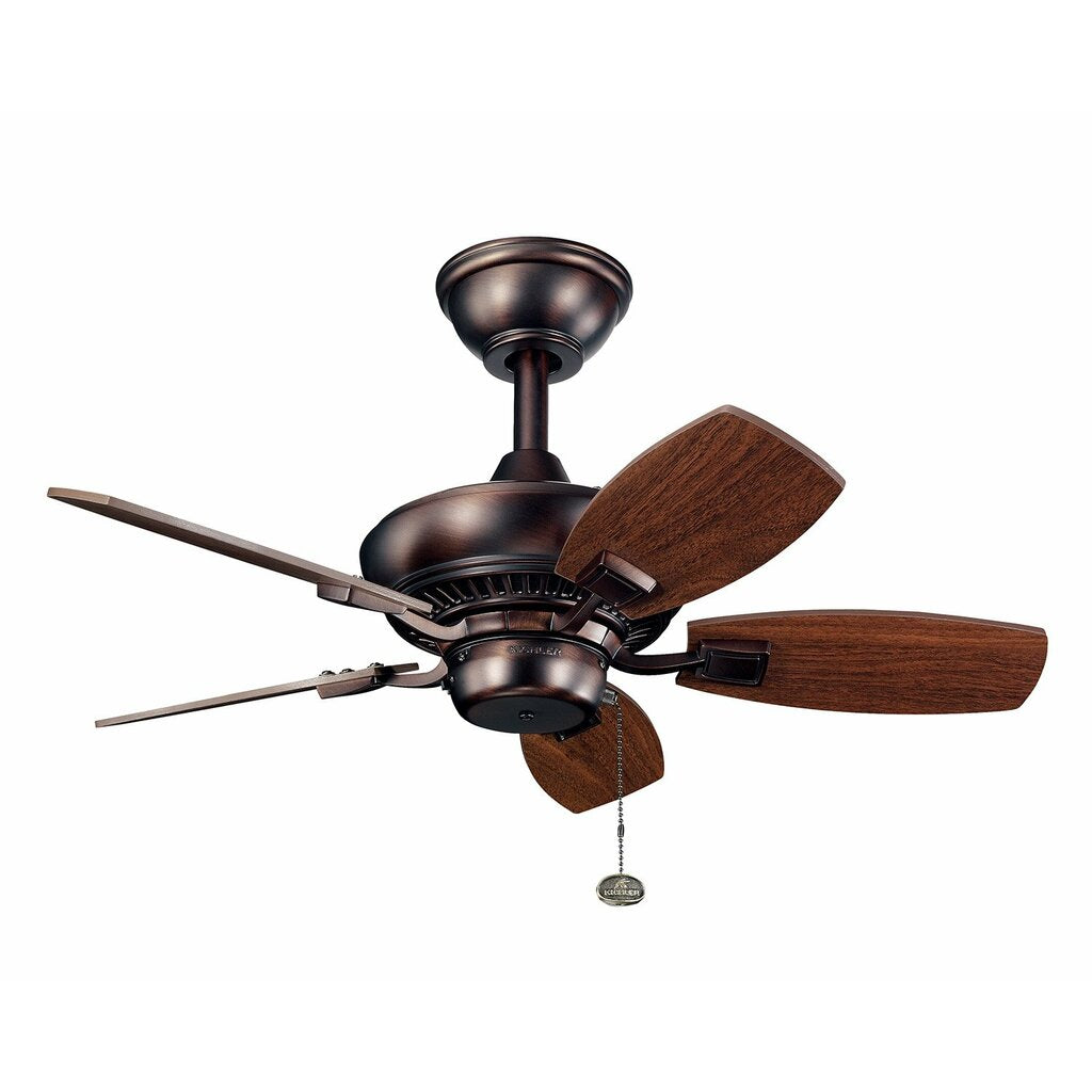 Kichler 300103OBB With an Oil Brushed Bronze finish this fan is a