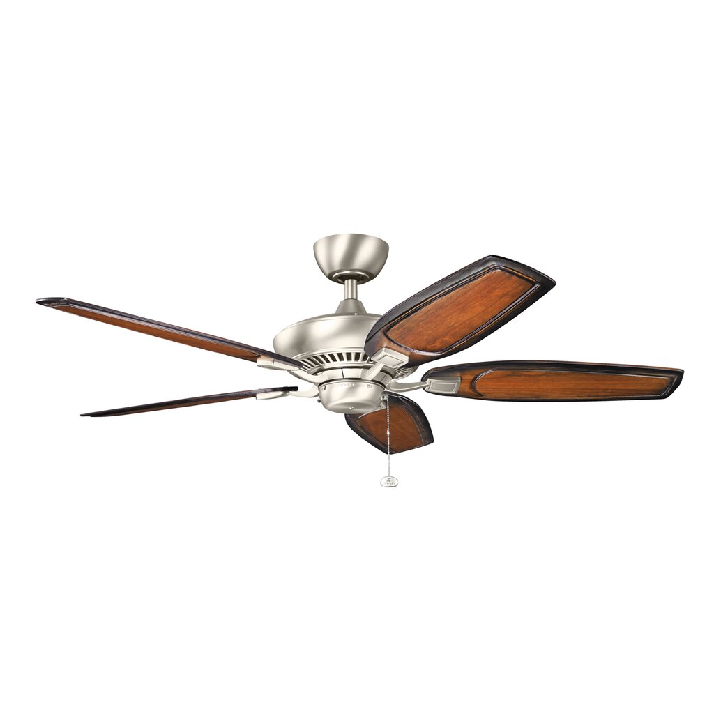 Kichler 300117NI With a Brushed Nickel finish this fan is wonderful