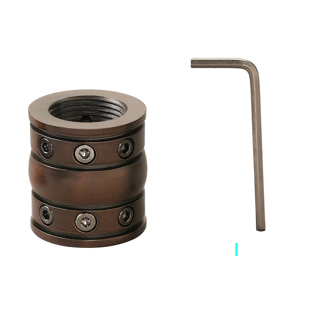 Kichler 337007OBB Coupler for fan downrods in Oil Brushed Bronze
