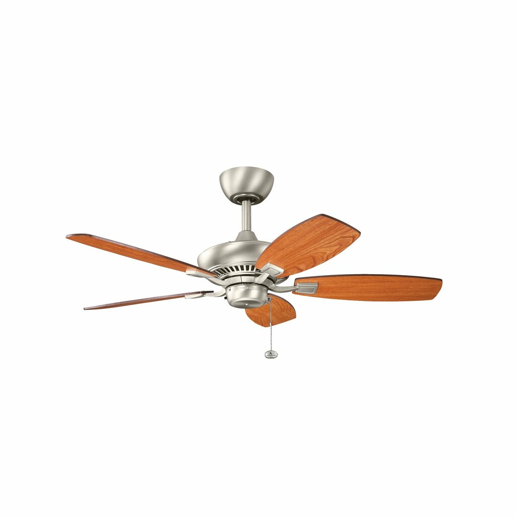 Kichler 300107NI With a Brushed Nickel finish this fan is wonderful