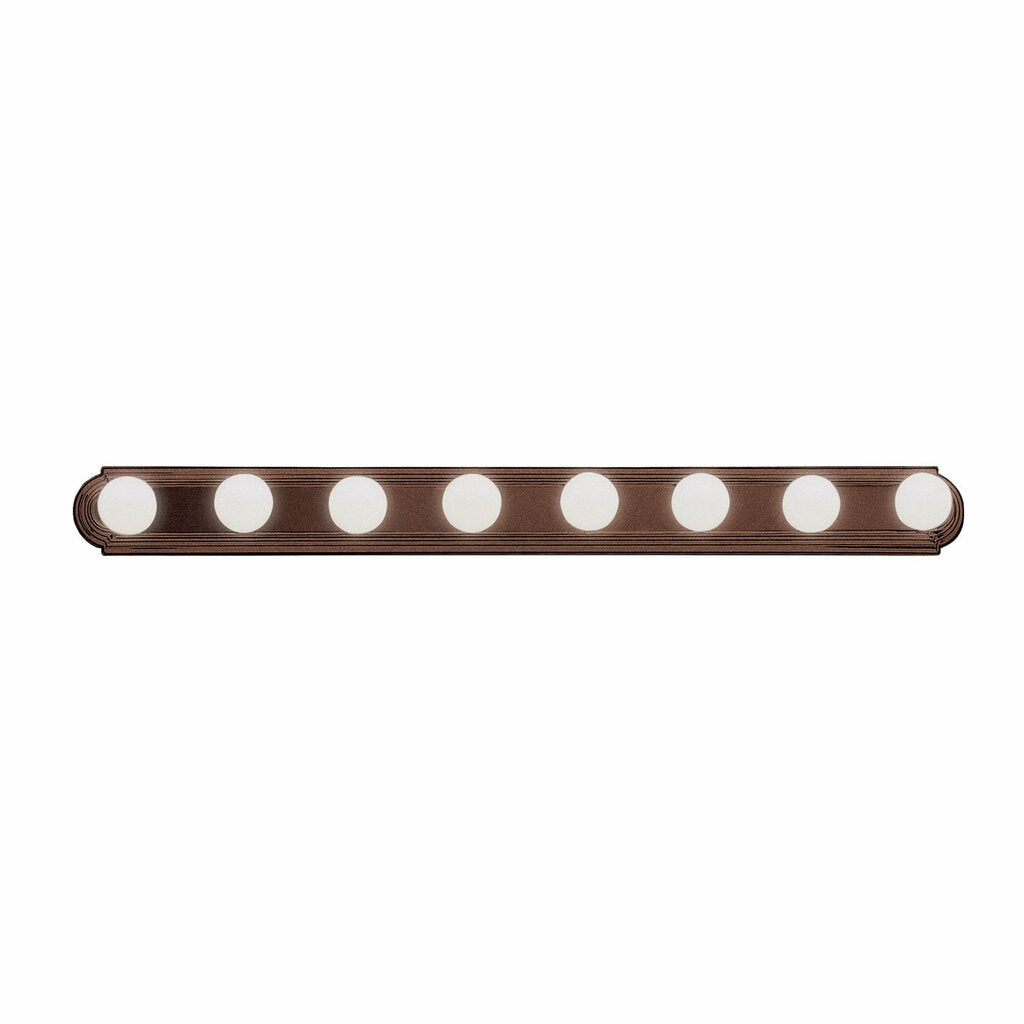 Kichler 5019TZ Fixture The sleek design of this 8 light bath bar means