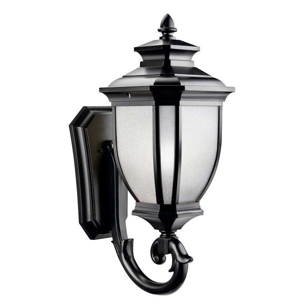 Kichler 9043BK Fixture With an unmistakable British influence this 1