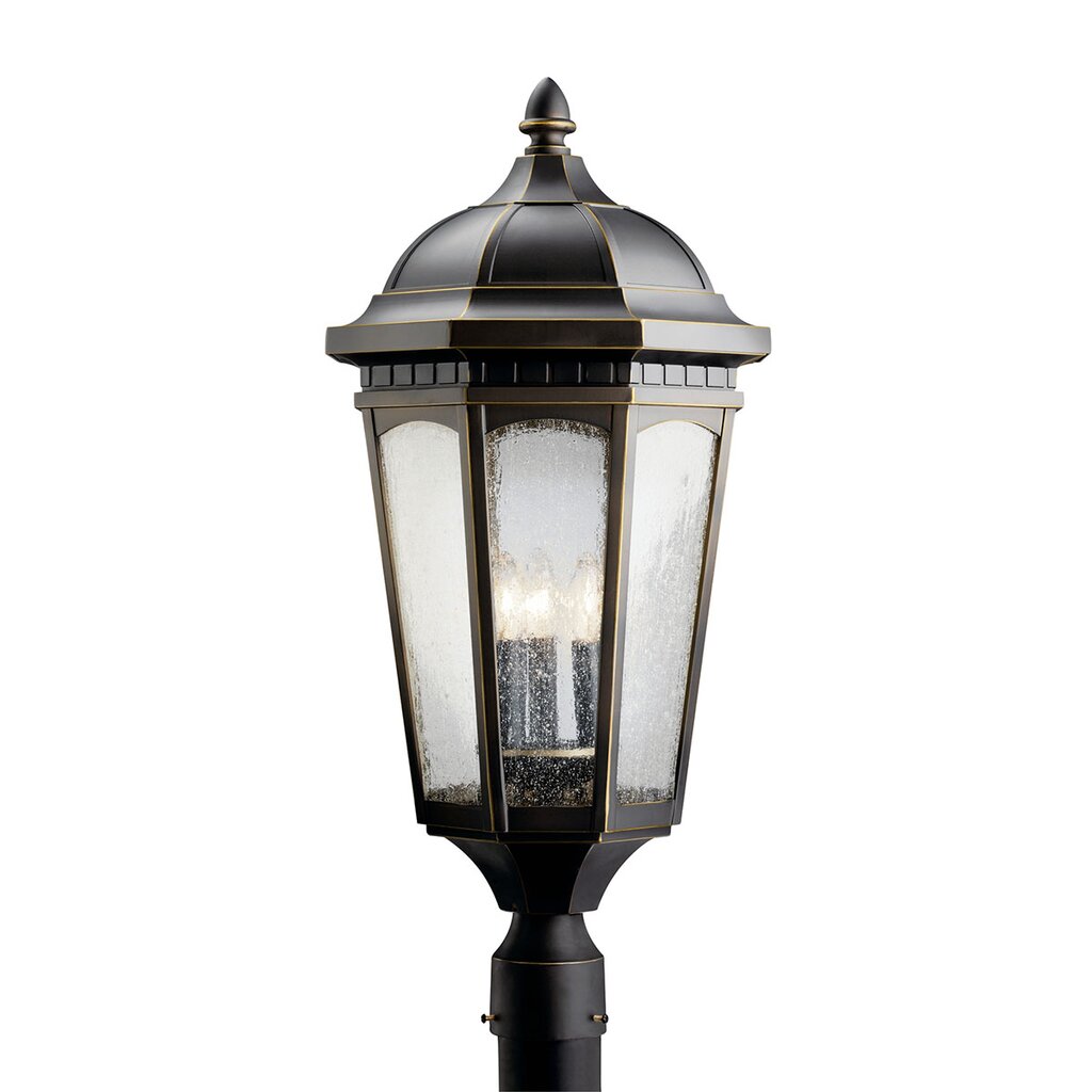 Kichler 9533RZ Fixture Uncluttered and traditional this large