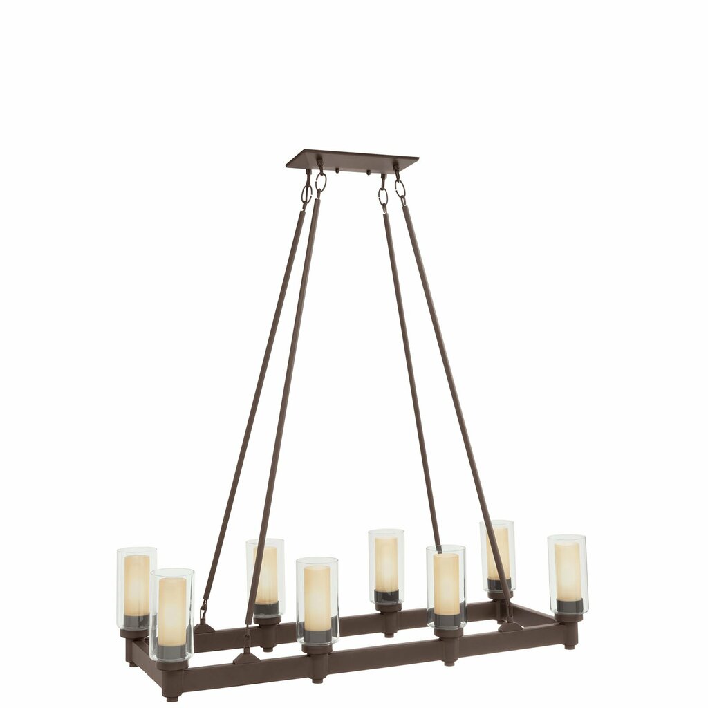 Kichler 2943OZ Fixture The Circolo 39.25in. 8 light linear chandelier
