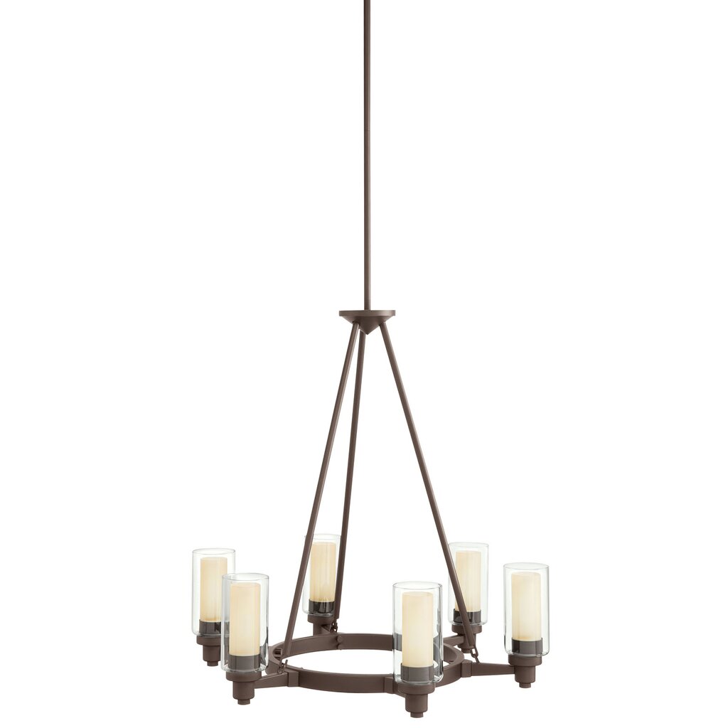 Kichler 2344OZ Fixture Smooth and tailored this unusual 6 light