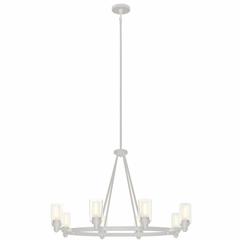 Kichler 2345OZ Fixture Smooth and tailored this oval shaped 8-light