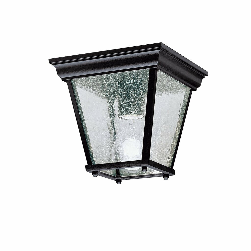 Kichler 9859BK Fixture The 15.25 inch 3 Light Flush Mount in Black