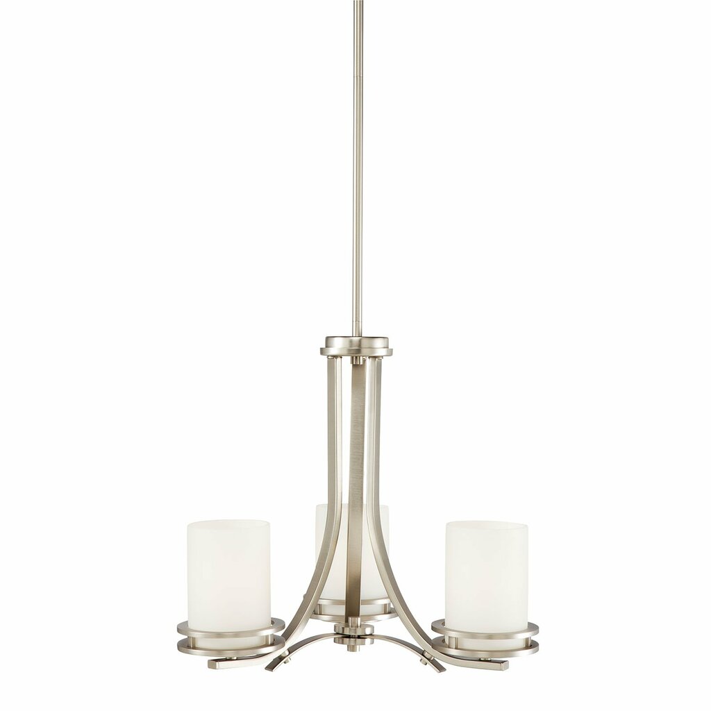 Kichler 1671NI Fixture The Hendrik(TM) 16.75in. 3 light chandelier