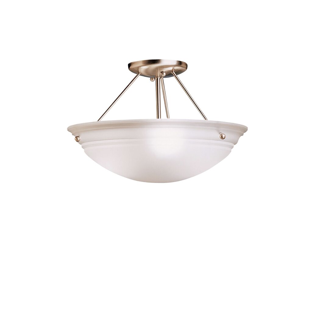 Kichler 3122NI Fixture Utilizing basic shapes for a simplistic design