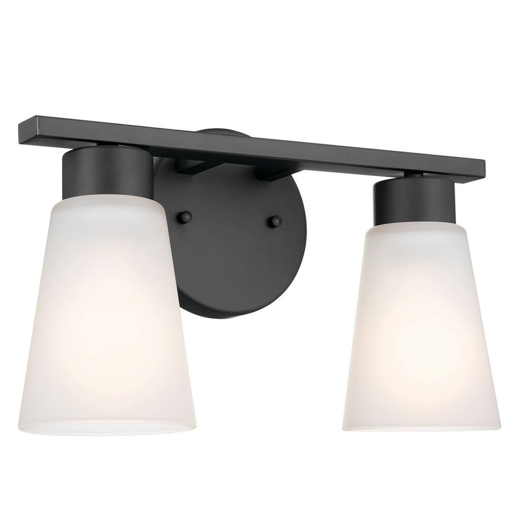 Kichler 55120BK Fixture Bath 2Lt