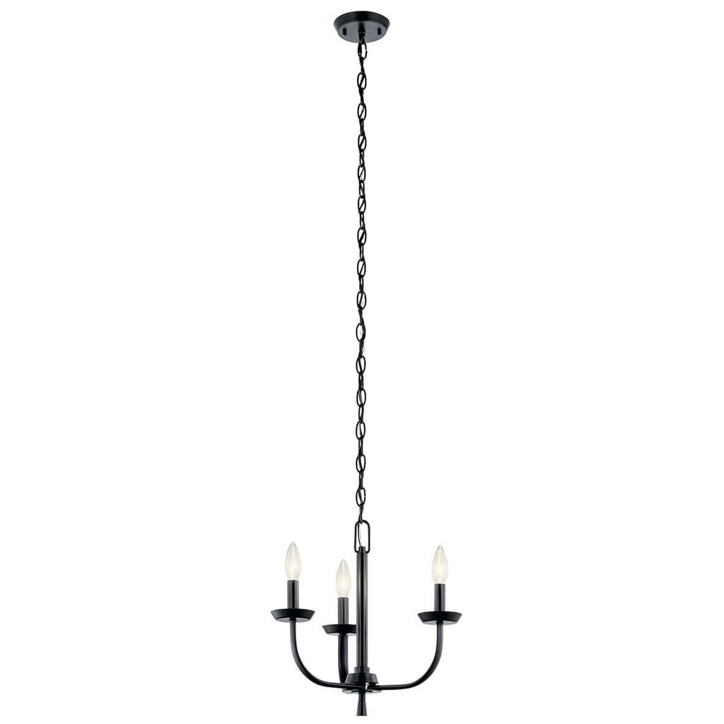 Kichler 52383BK Fixture Mini Chandelier 3Lt