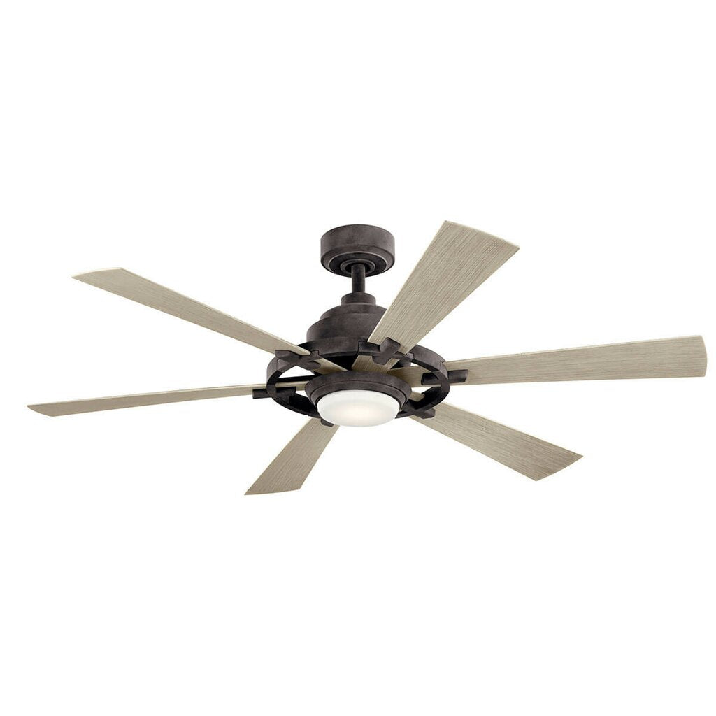 Kichler 300241WZC LED Fixture Iras 52 inch Ceiling Fan features 6
