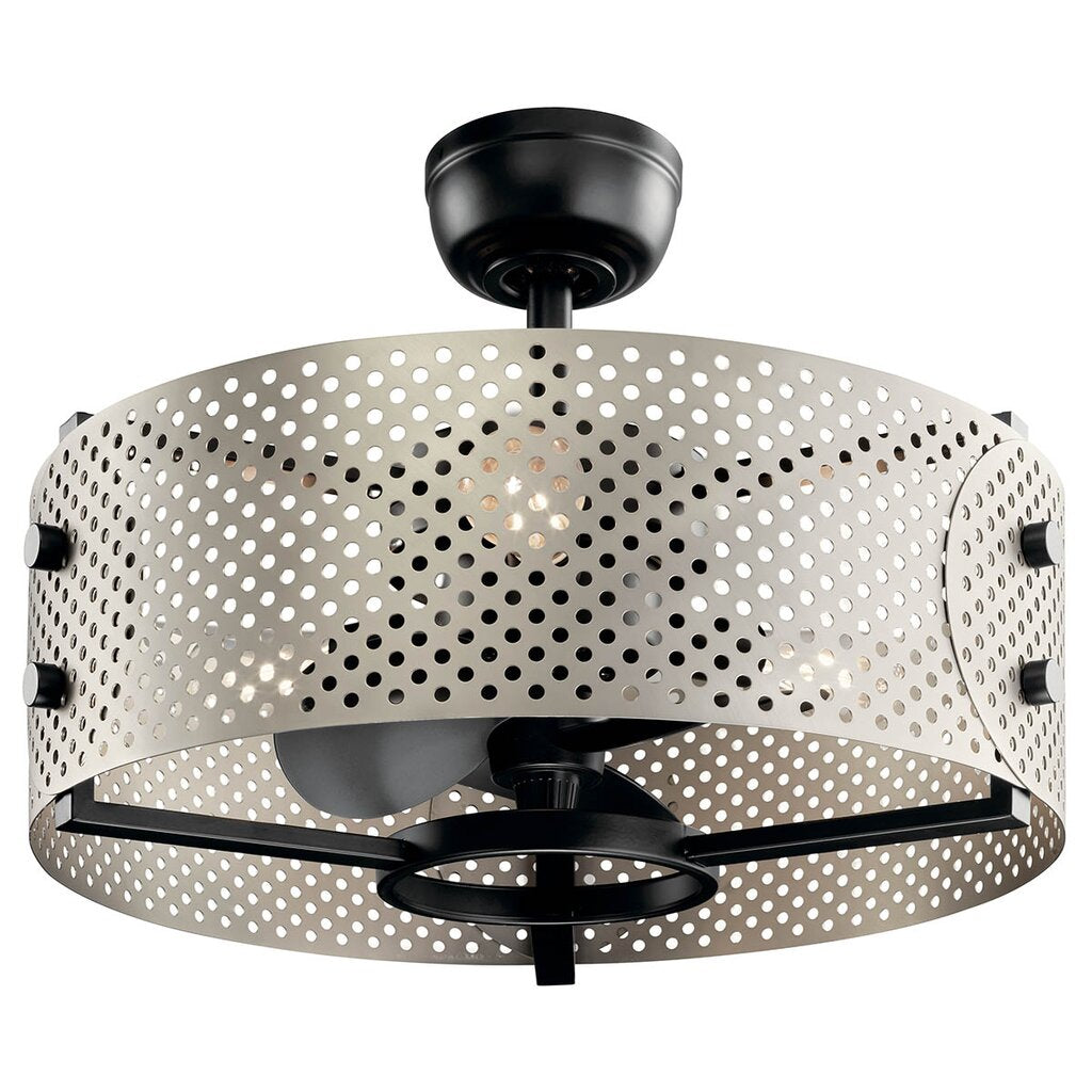 Kichler 300041SBK Fixture Eyrie 13 inch fandelier with a Brushed