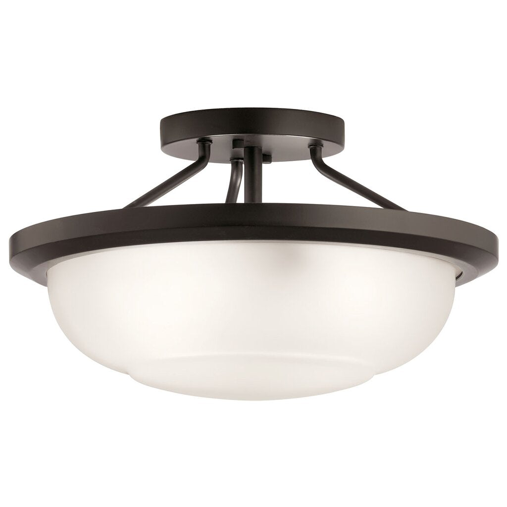 Kichler 52396OZ Fixture The Ritson 2 Light Semi Flush in Olde Bronze
