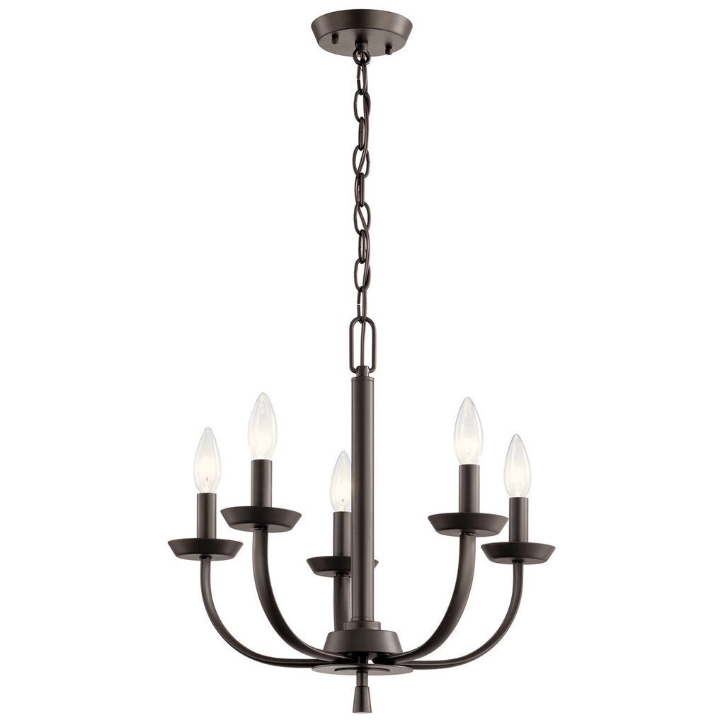 Kichler 52385OZ Fixture The Kennewick 5 Light Chandelier updates the