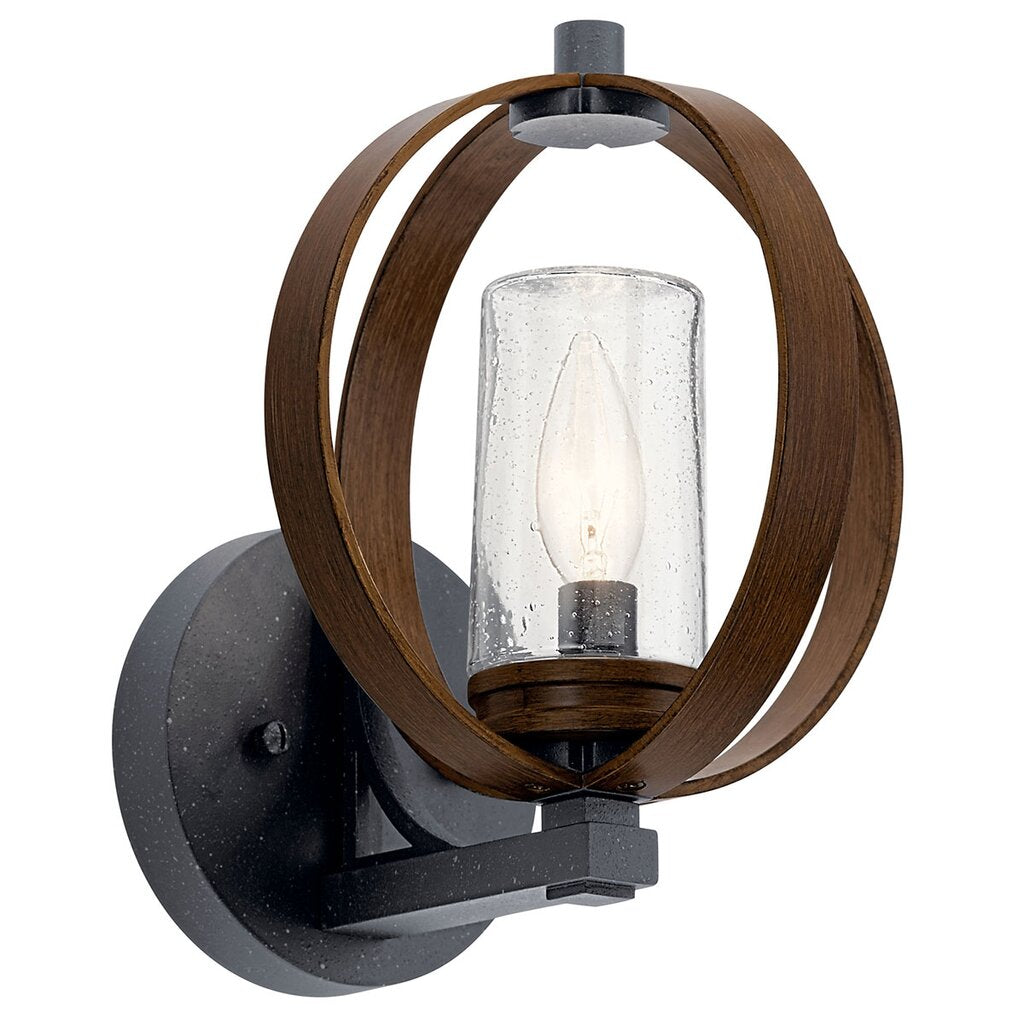 Kichler 59065AUB Fixture Grand Bank 10" 1 Light Outdoor Wall brings