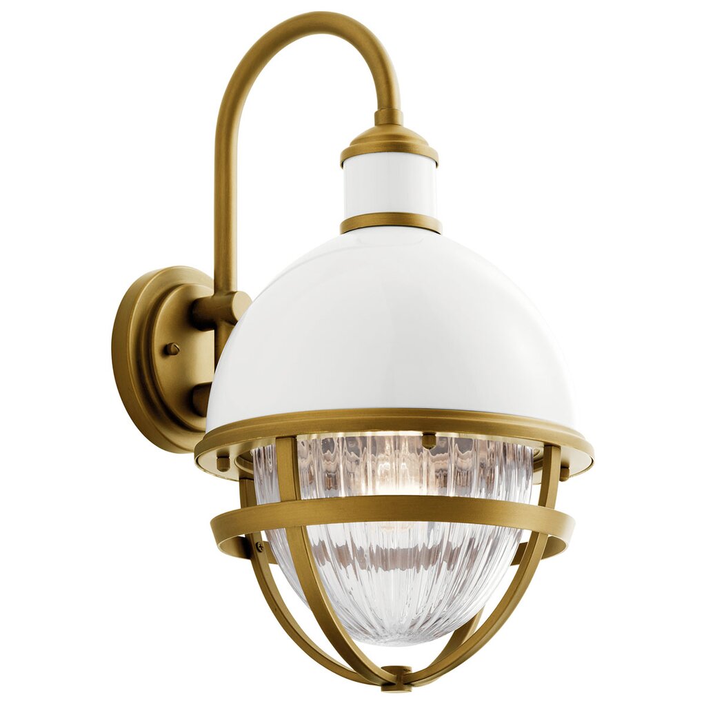 Kichler 59050WH Fixture Tollis 18.50 inch 1 Light Wall juxtaposes a