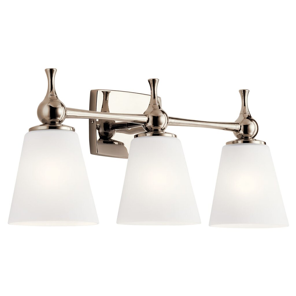 Kichler 55092PN Fixture The Cosabella 24" 3 light vanity embodies