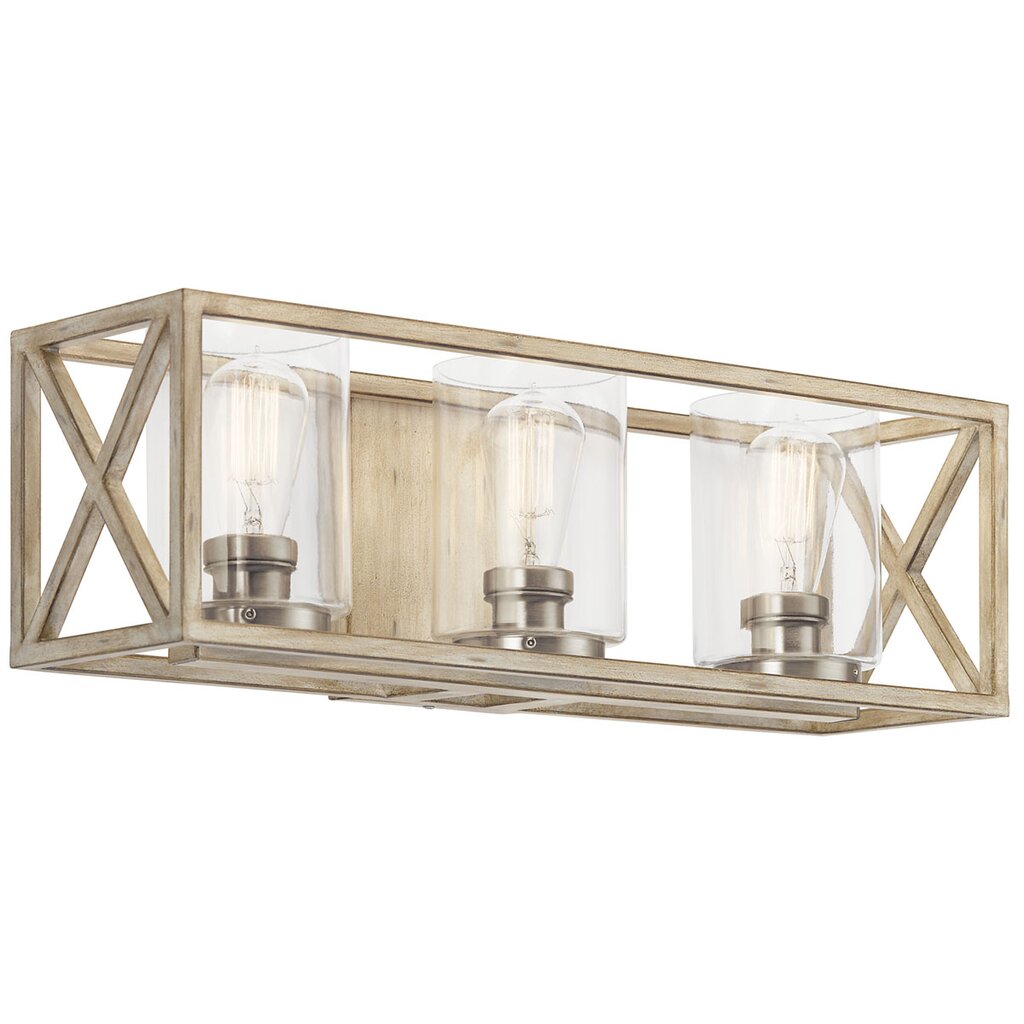 Kichler 55065DAW Fixture The Moorgate 23" 3 Light Vanity in Distressed