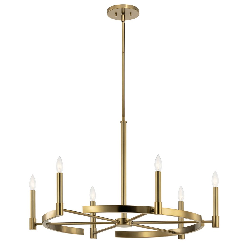 Kichler 52427BNB Fixture Modern elegance is simple. The Tolani 6 light