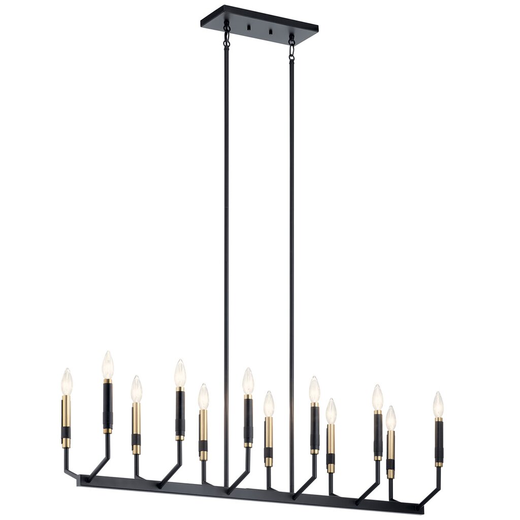 Kichler 52350BK Fixture The Armand(TM) 42.75 inch 12 Light Linear