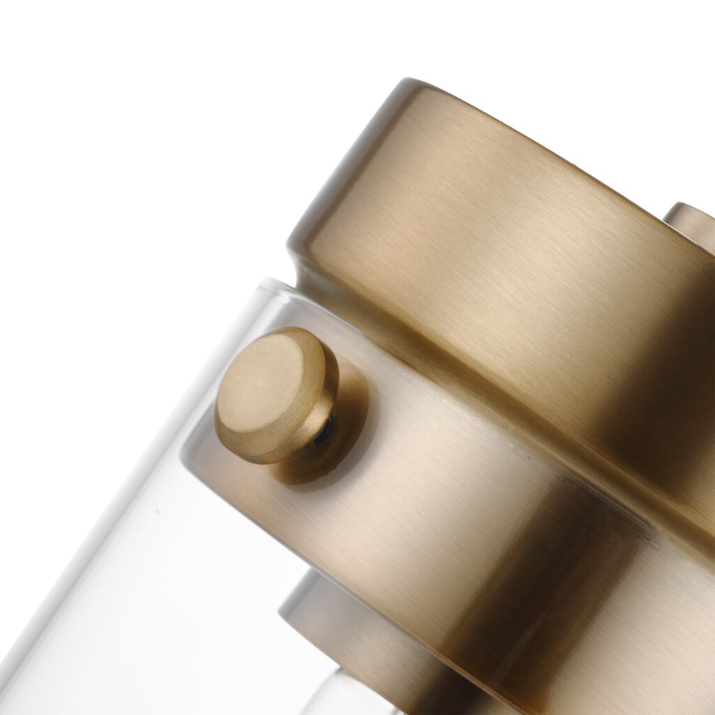 Satco 60-7534 Vanity Fixture Intersection; 4 Light; Burnished Brass