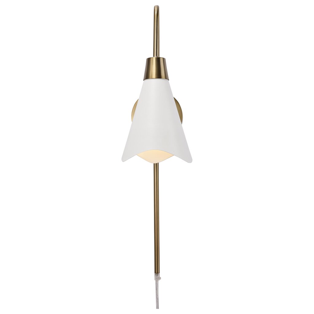Satco 60-7468 Sconce Fixture Tango; 1 Light; Wall Matte White with