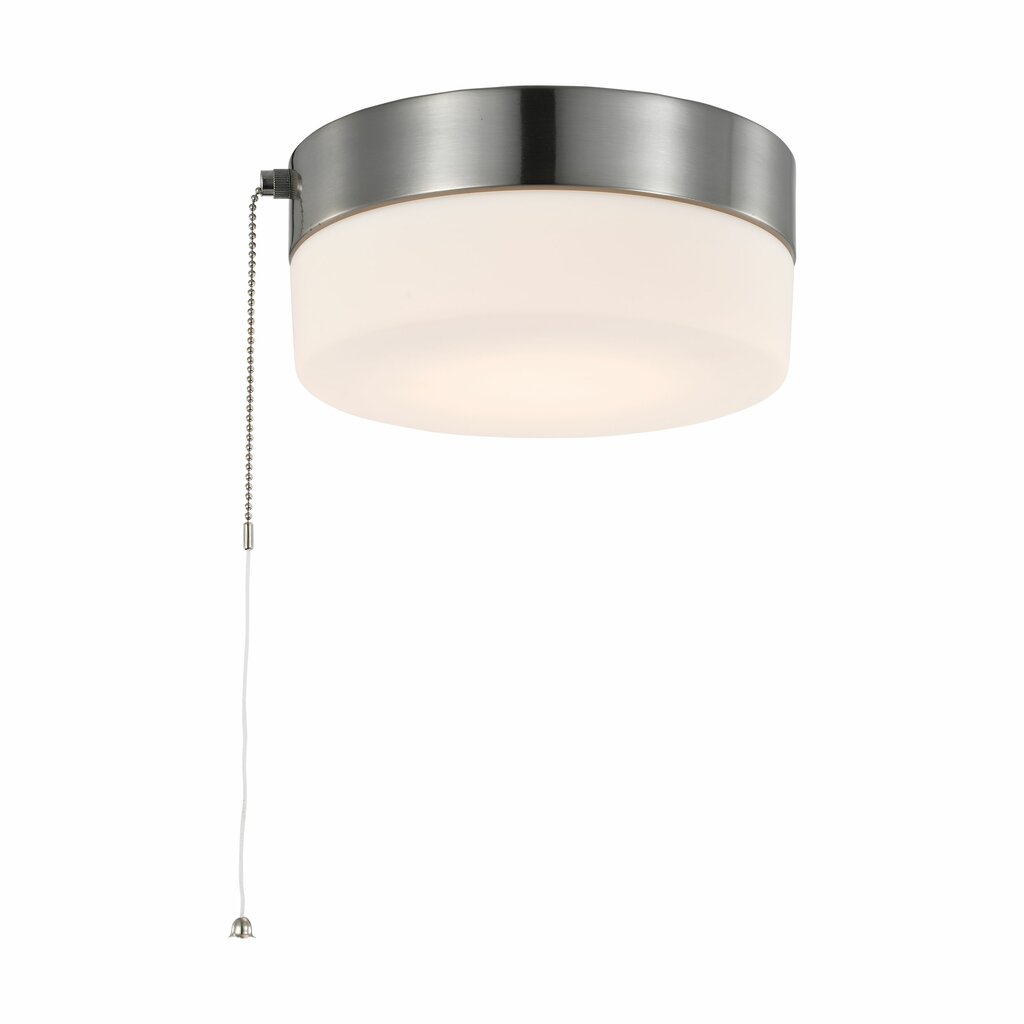 Satco 62-1566 12W LED Flush Mount Fixture 8 inch; with Pull Chain;