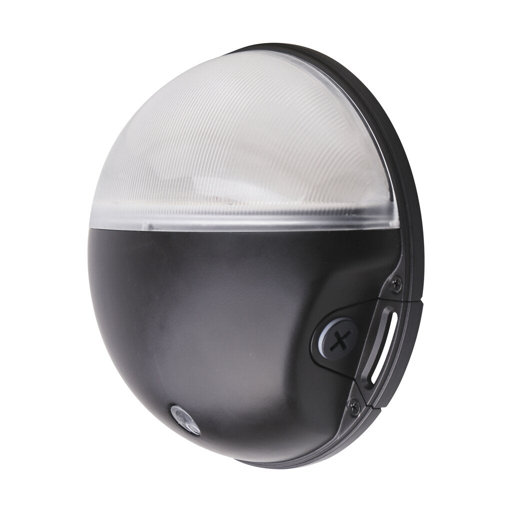 Satco 65-751 20W LED Area Light Fixture Small Round Wall Pack; CCT