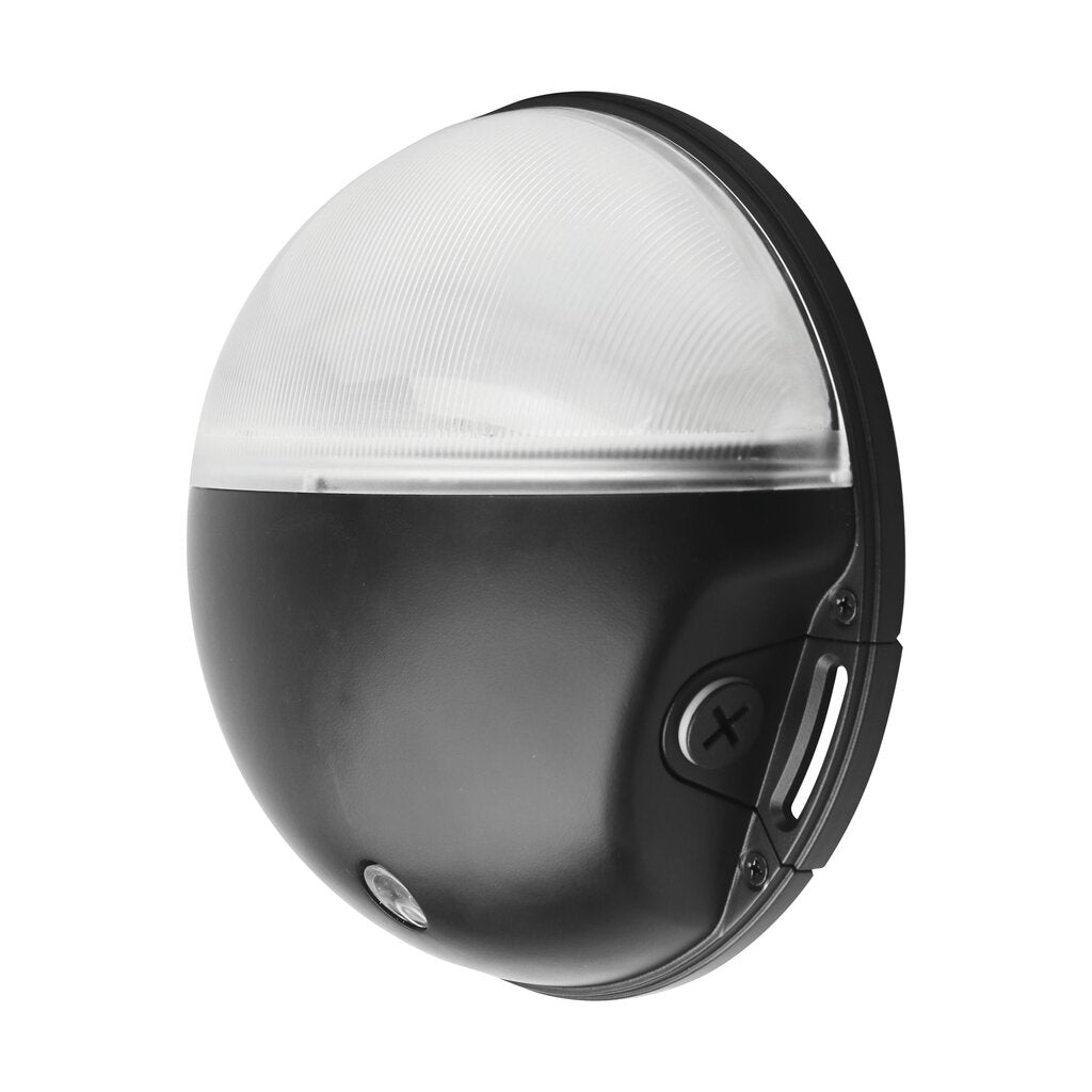 Satco 65-750 20W LED Area Light Fixture Small Round Wall Pack; CCT