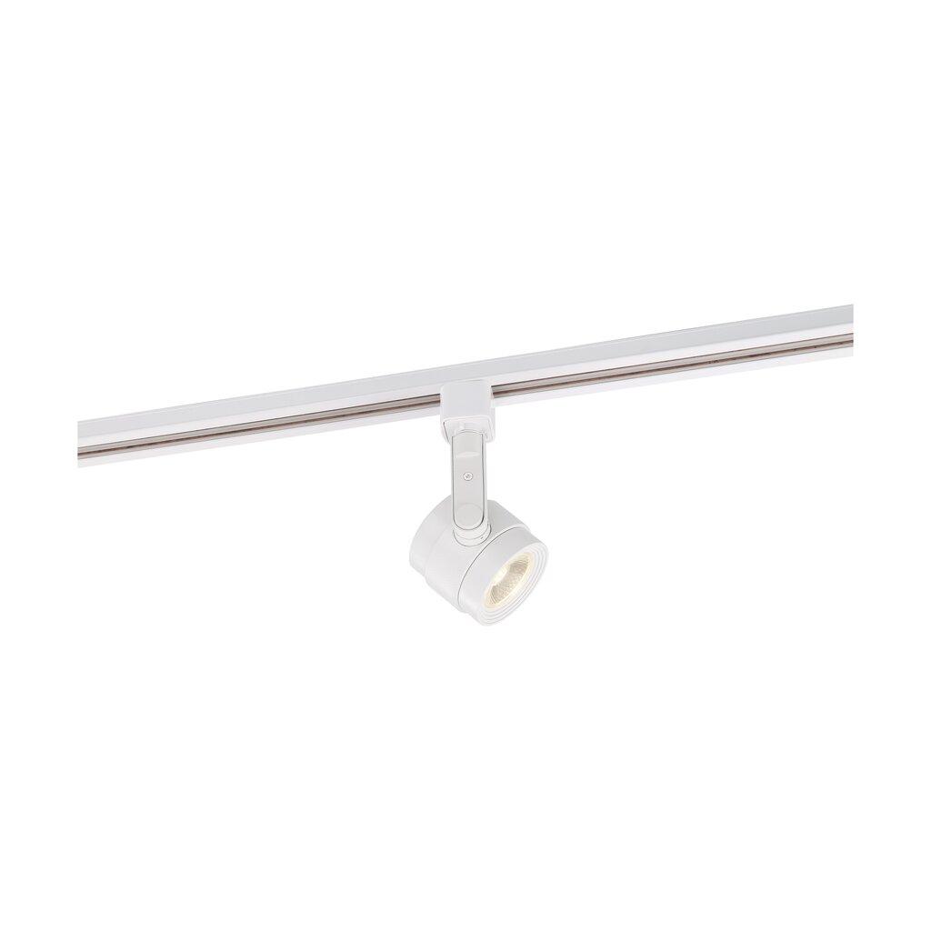 Satco TH496 12W LED Track Head Fixture Piston White; 24 deg. Beam