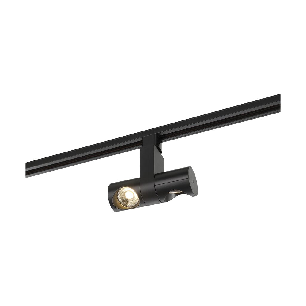 Satco TH480 24W LED Track Head Fixture Dual Pipe; Black; 24 deg. Beam
